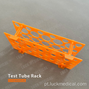 Rack de tubo de centrífuga de função dupla plástica